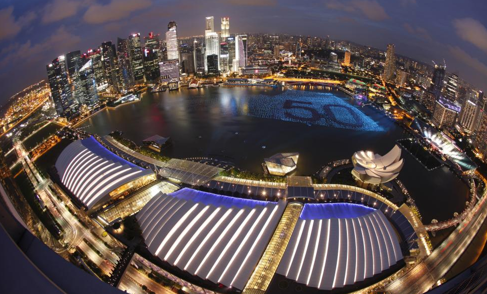 Bức tranh singapore ngày quốc khánh