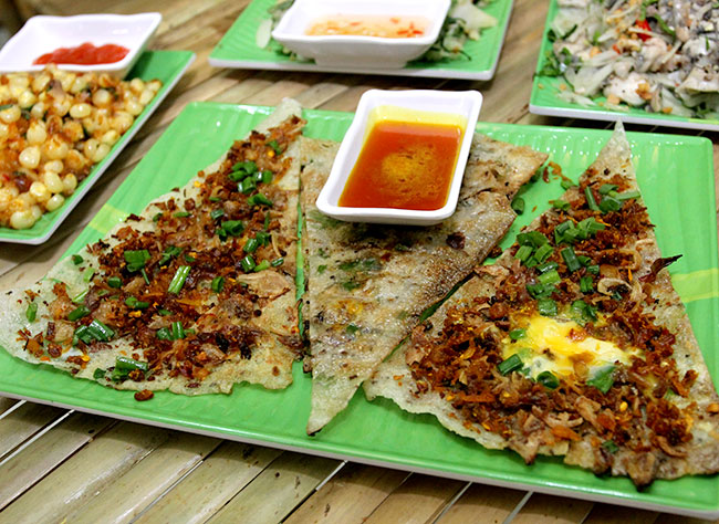 bánh tráng kẹp bò khô