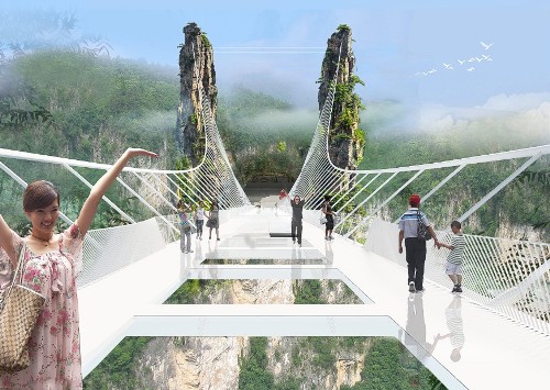 Du lịch Trung Quốc, vui chơi ở cầu kính dài nhất thế giới
