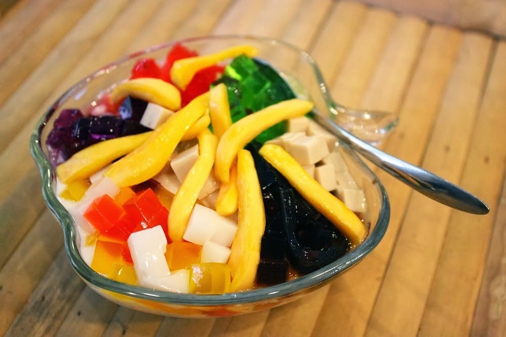 sữa chua muối, mít trộn