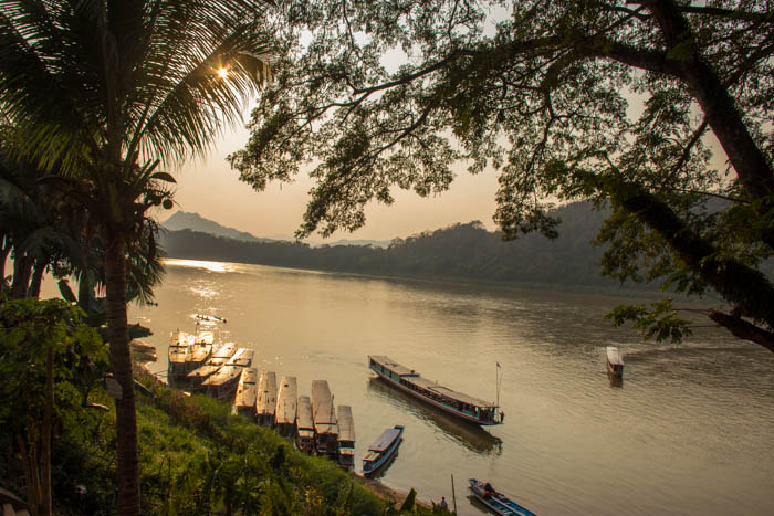 thanh pho hoang hon Luang Prabang