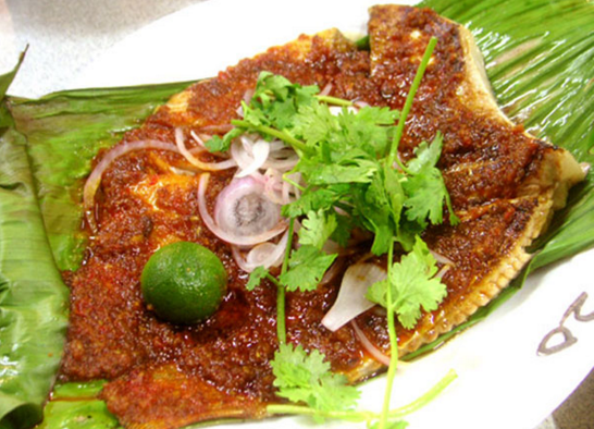Cá đuối nướng Singapore